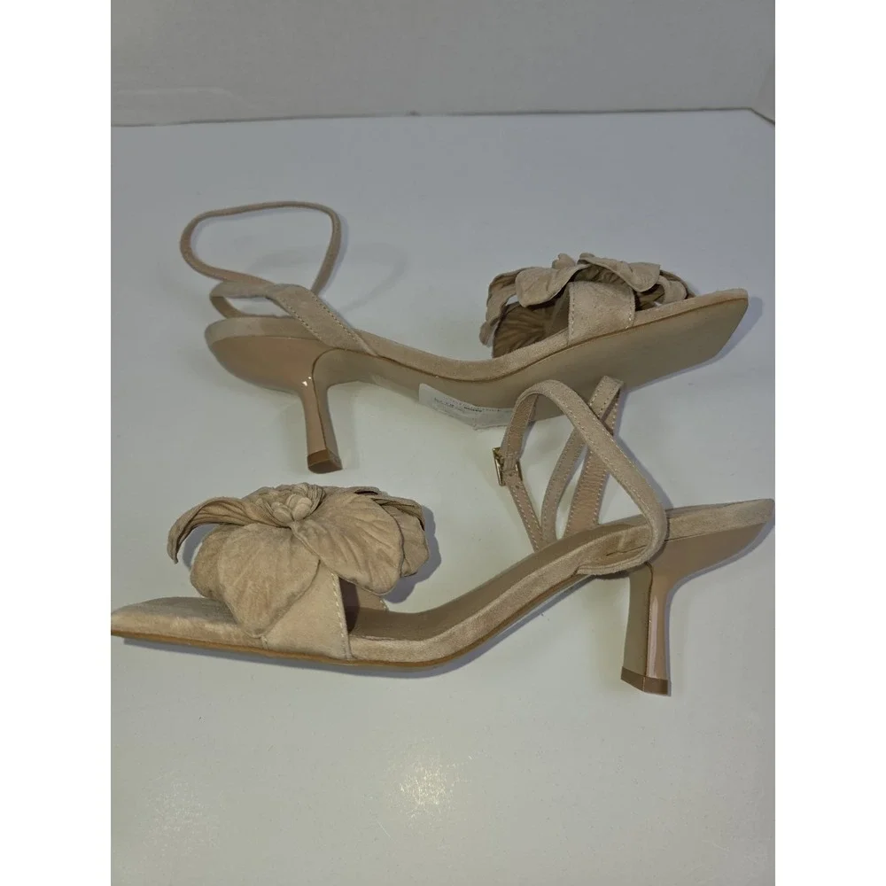 New Womens Jeffrey Campbell Honolulu Essence Suade Kitten Heels Size 8